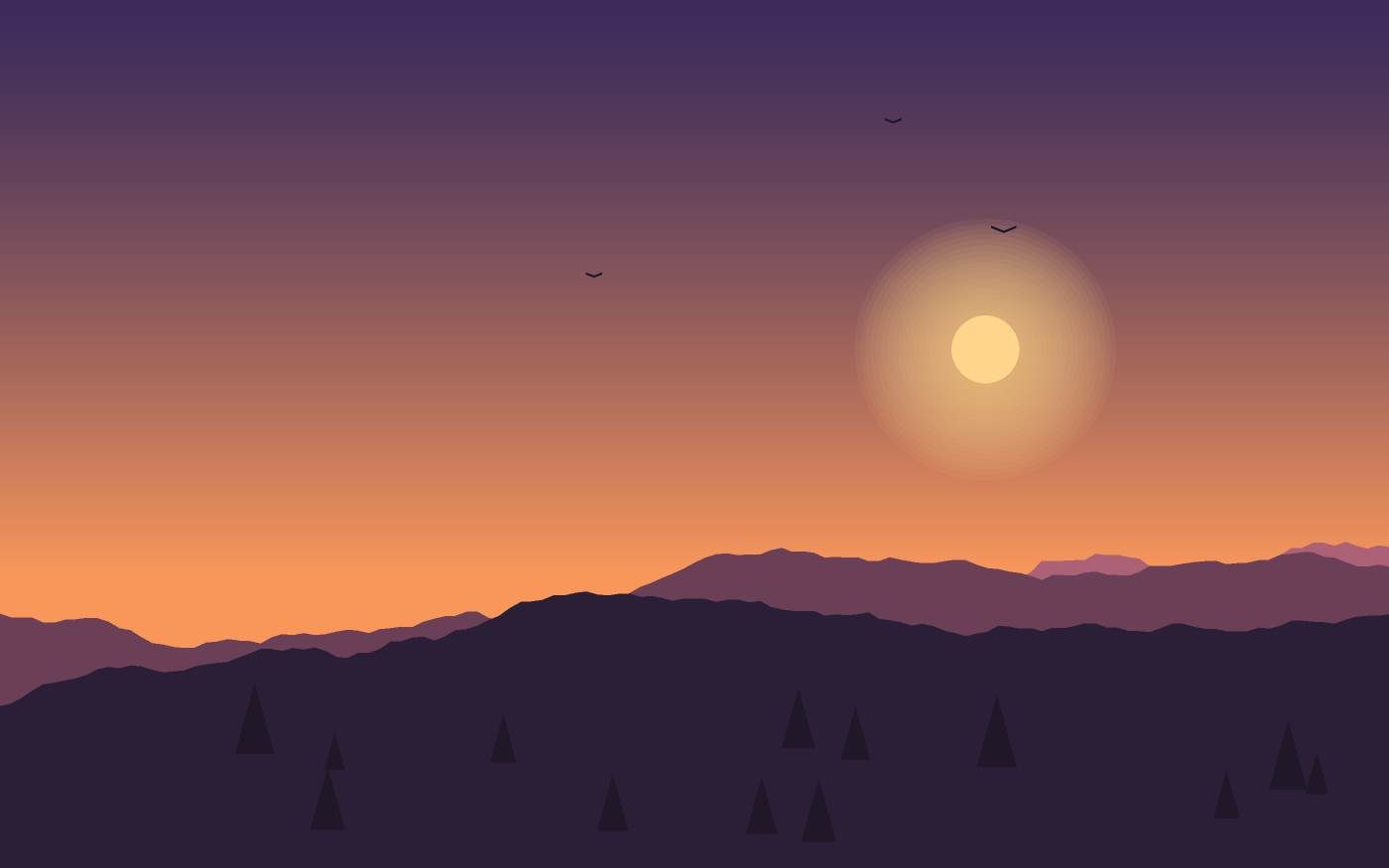 Landschaftsillustration