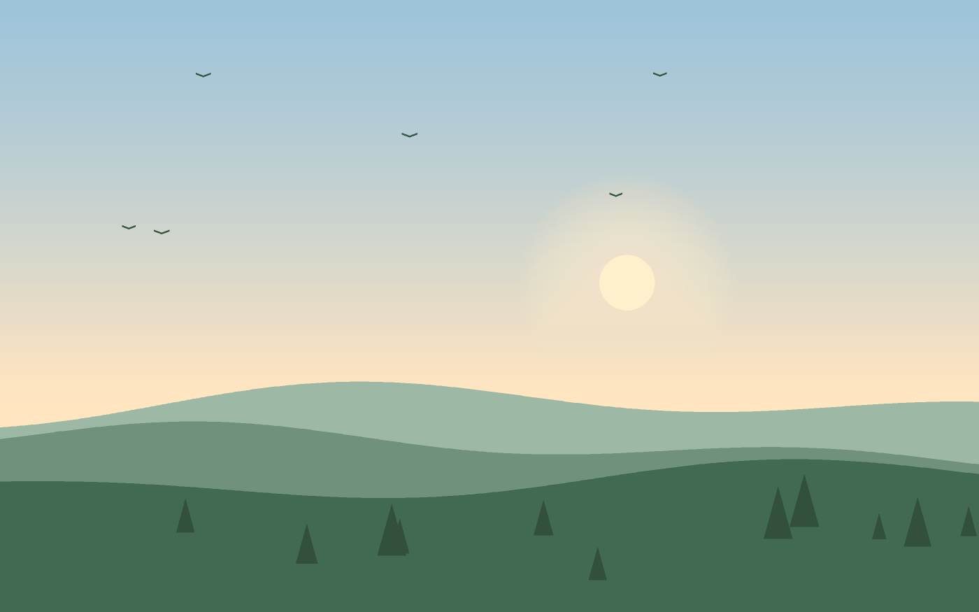 Landschaftsillustration
