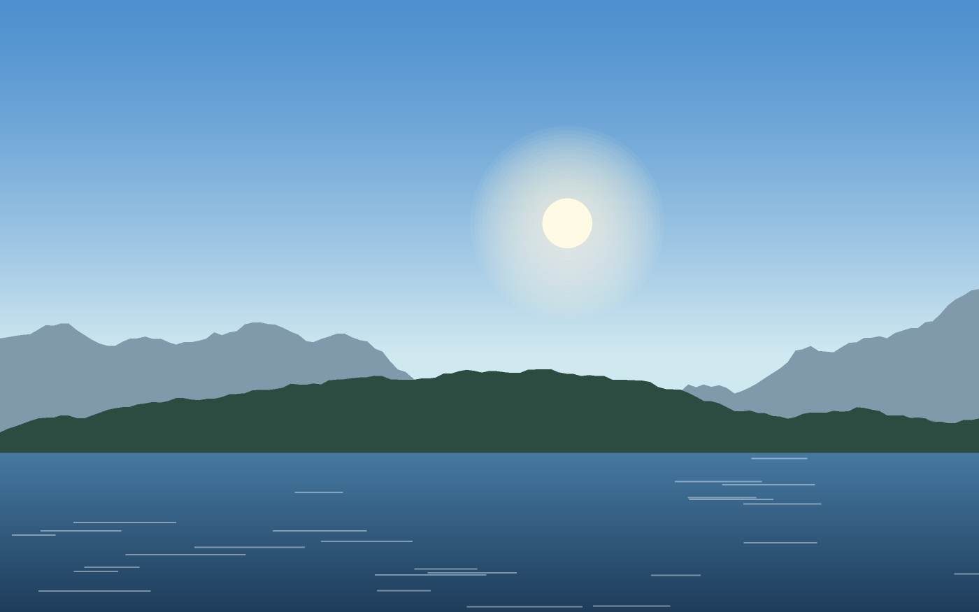 Landschapsillustratie