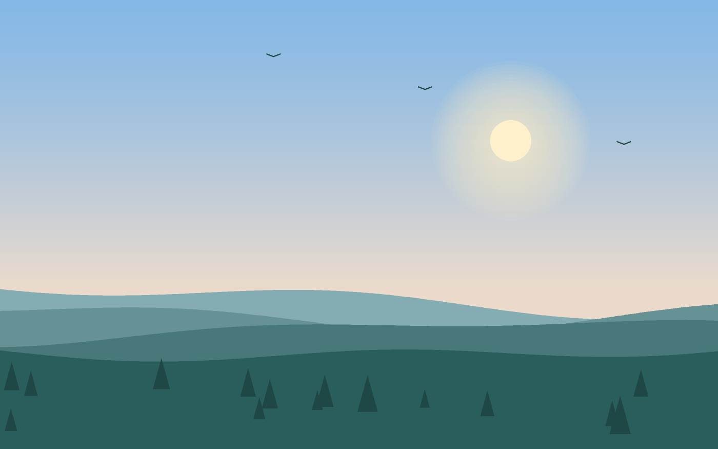Landschaftsillustration