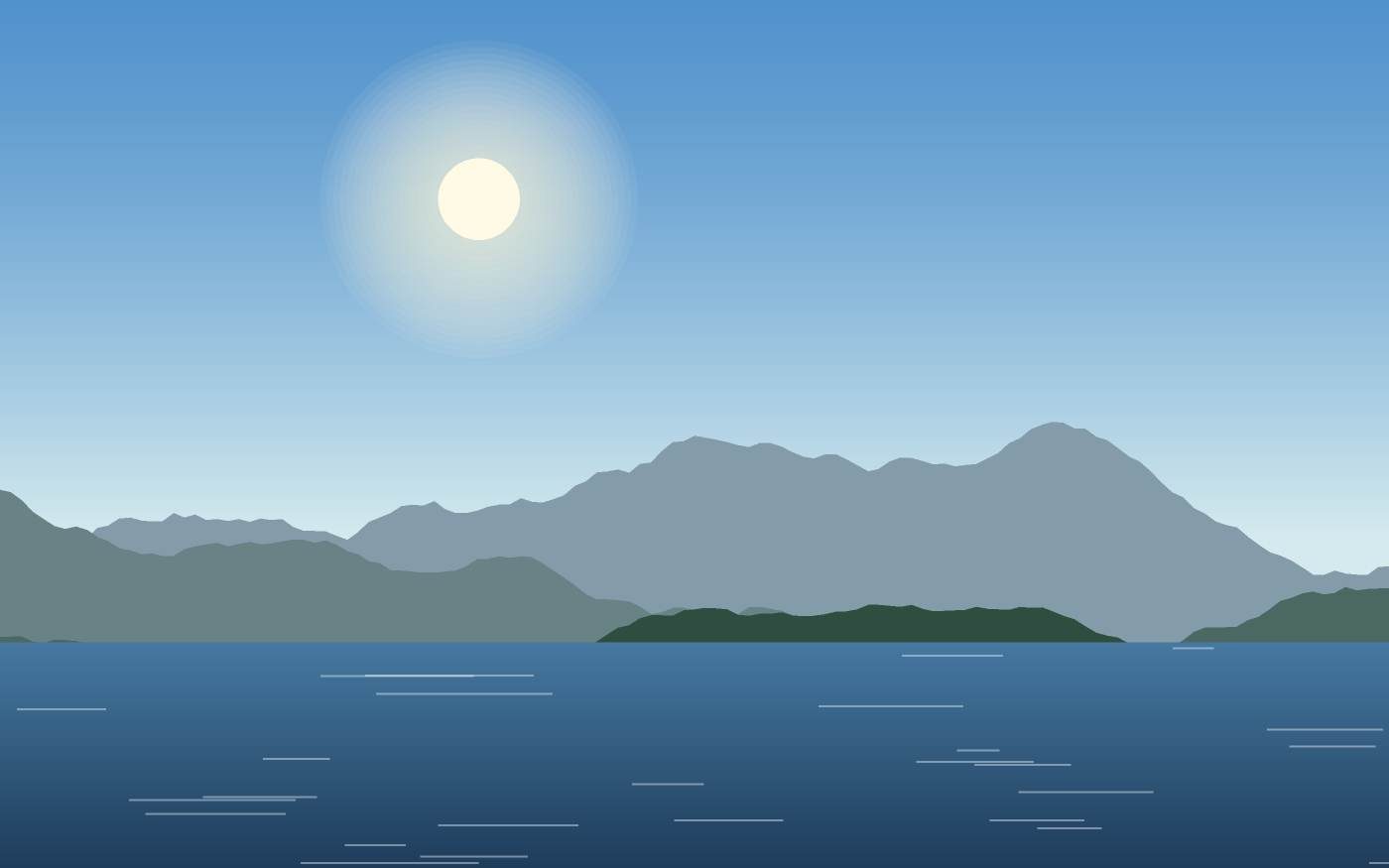 Ilustrace krajiny