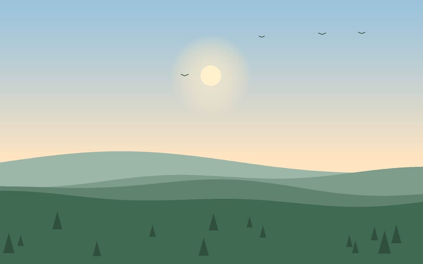 Landschaftsillustration
