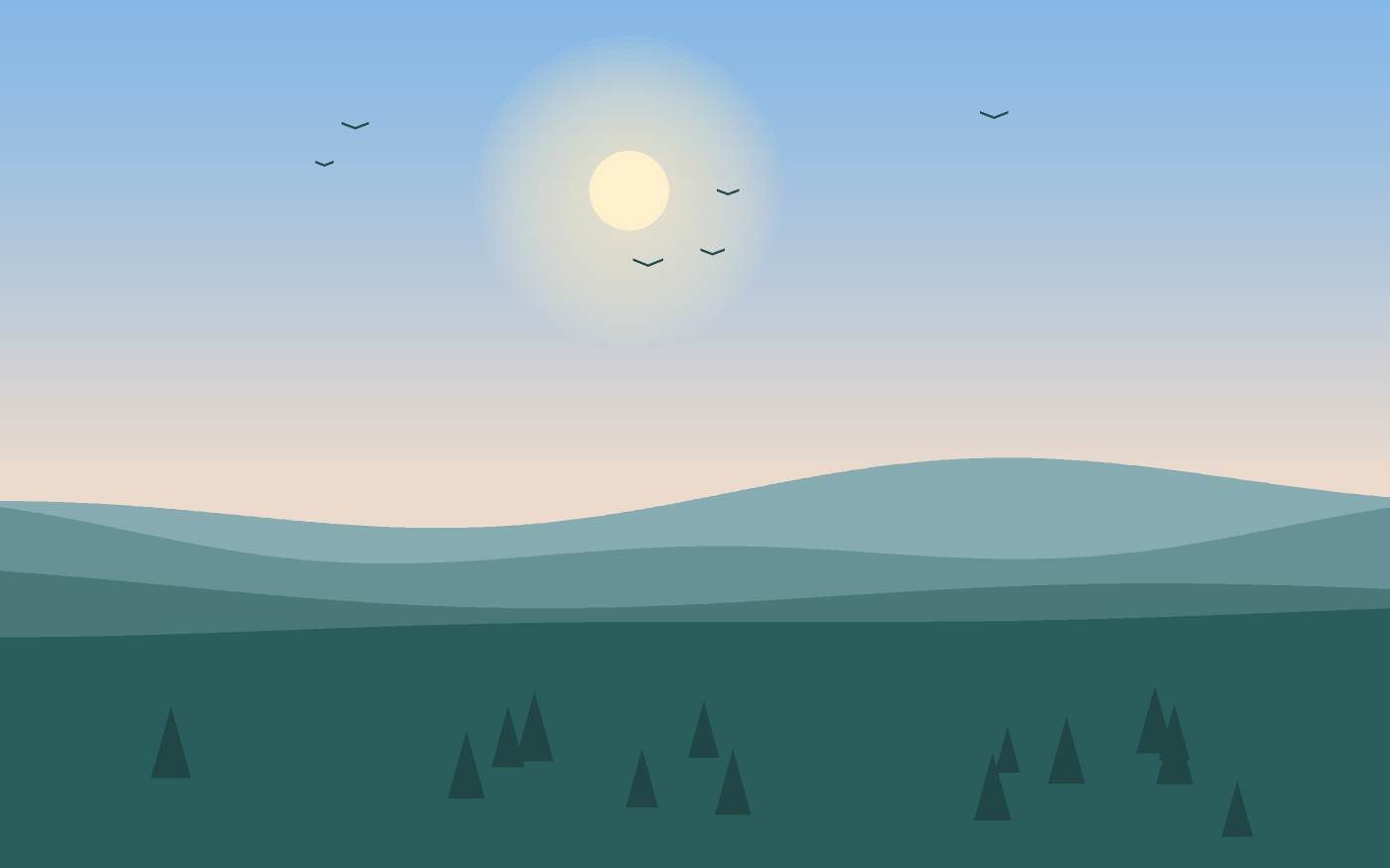 Landschaftsillustration