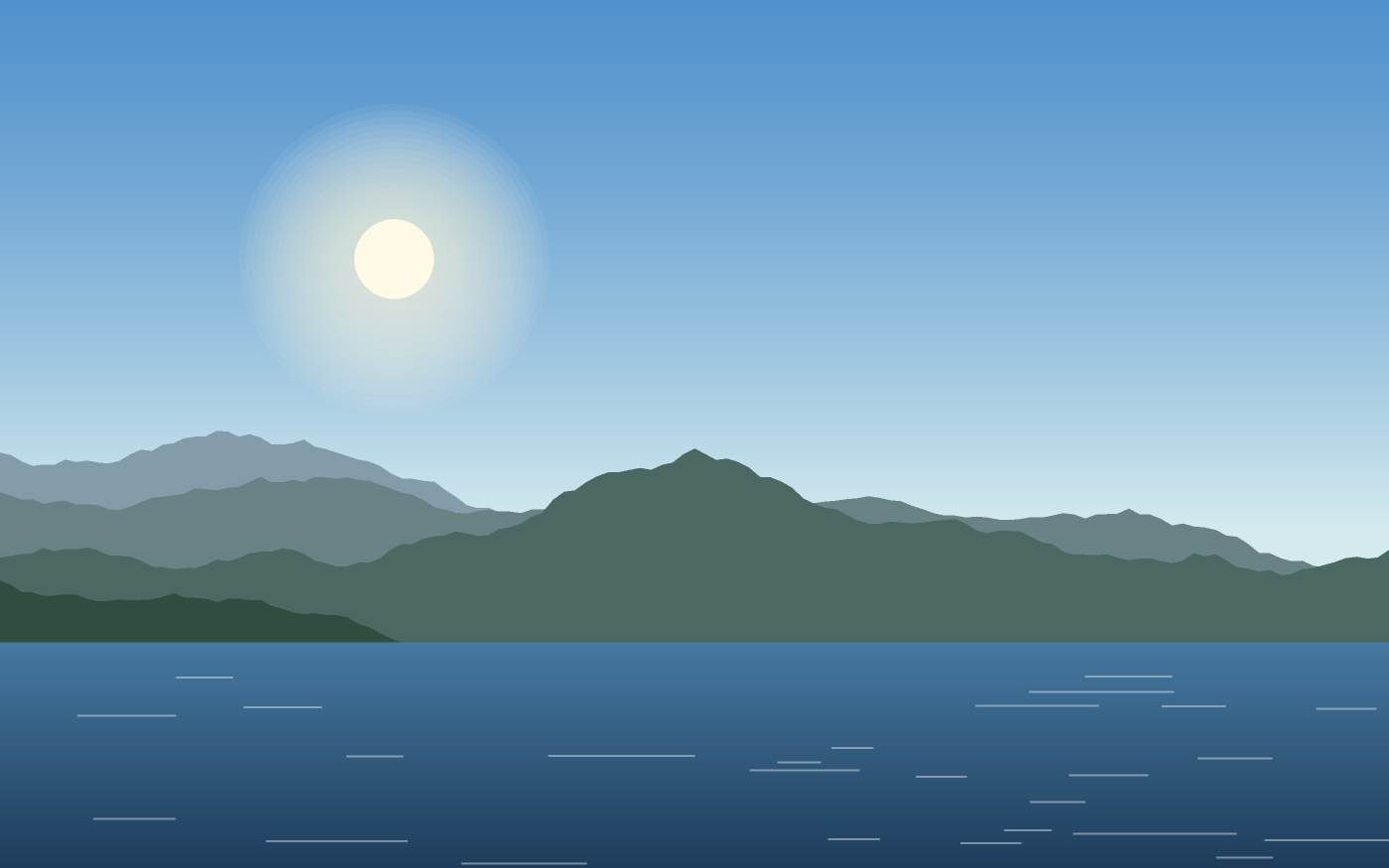 Landschapsillustratie